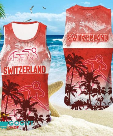 Switzerland National Soccer Team Sleveless Jersey