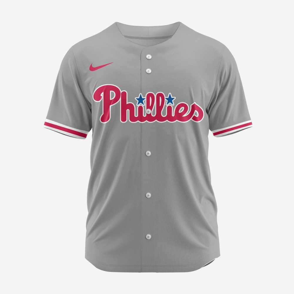 Mlb Philadelphia Phillies Personalized 2024 Road Baseball Jersey