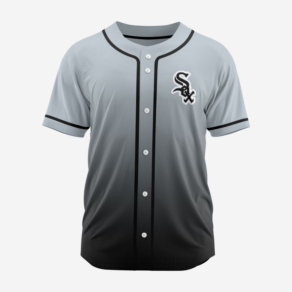 Mlb Chicago White Sox Personalized Gradient Design Baseball Jersey St2401