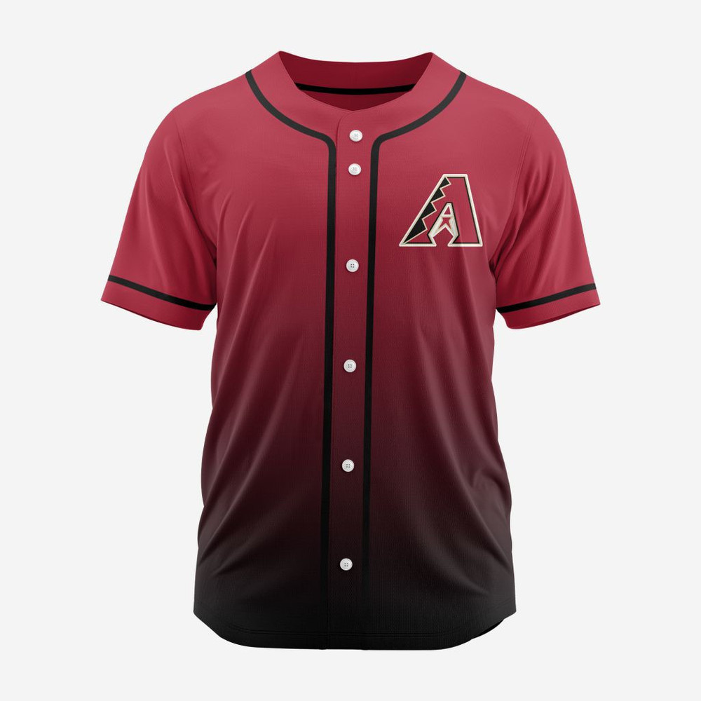 Mlb Arizona Diamondbacks Personalized Gradient Design Baseball Jersey St2401