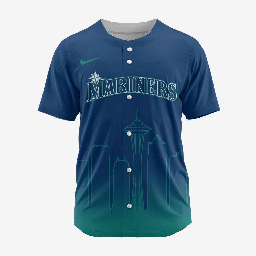 Mlb Seattle Mariners Special City Edition Concept Baseball Jersey St2402