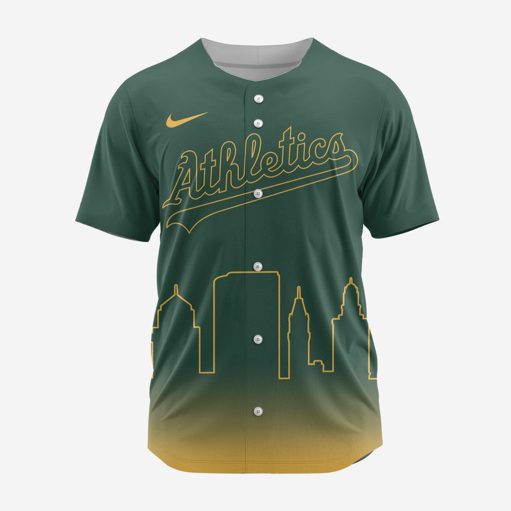 Mlb Oakland Athletics Special City Edition Concept Baseball Jersey St2402