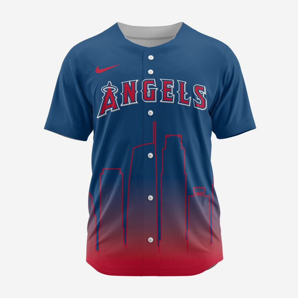 Mlb Los Angeles Angels Special City Edition Concept Baseball Jersey St2402