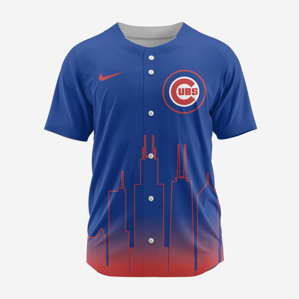 Mlb Chicago Cubs Special City Edition Concept Baseball Jersey St2402