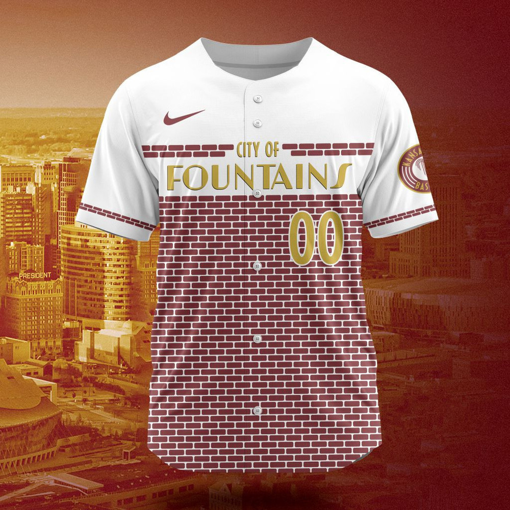 Mlb Kansas City Royals Personalized City Connect Concept Design Baseball Jersey St2401