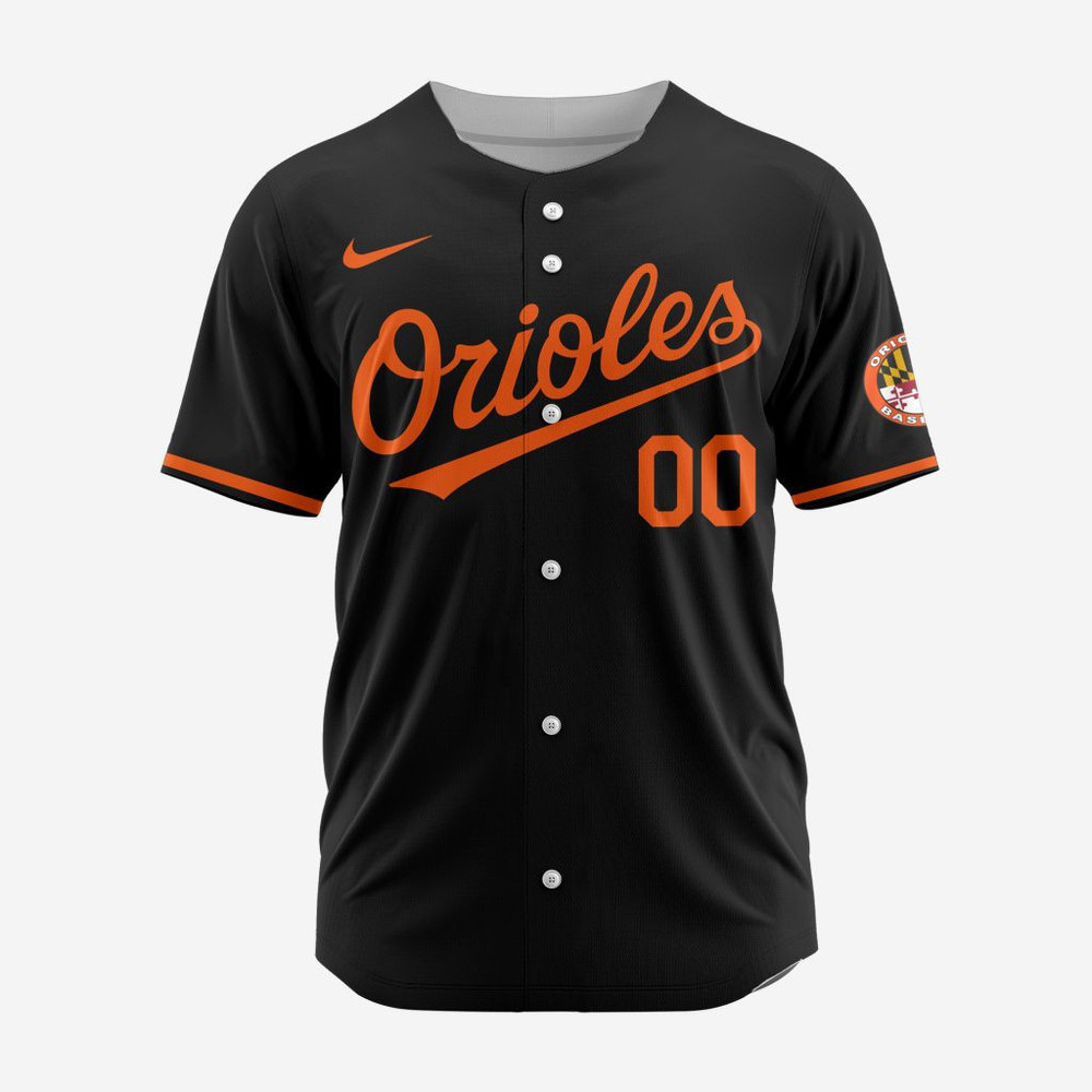 Mlb Baltimore Orioles Personalized Alternate 02 Baseball Jersey