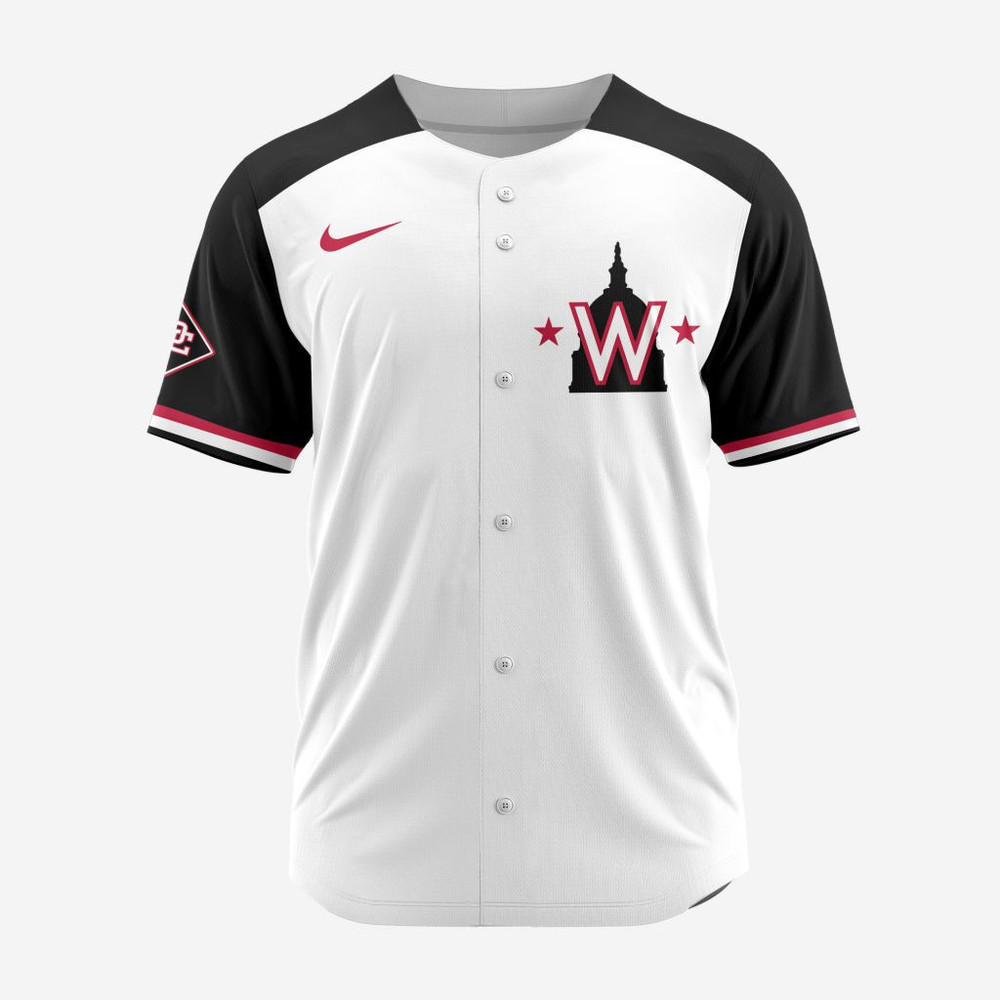 Mlb Washington Nationals Personalized Alternate Baseball Jersey