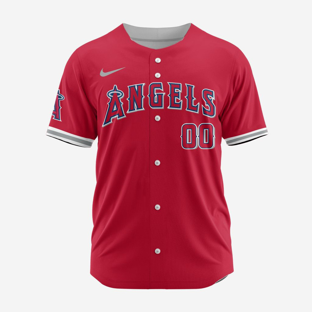 Mlb Los Angeles Angels Personalized Alternate Baseball Jersey