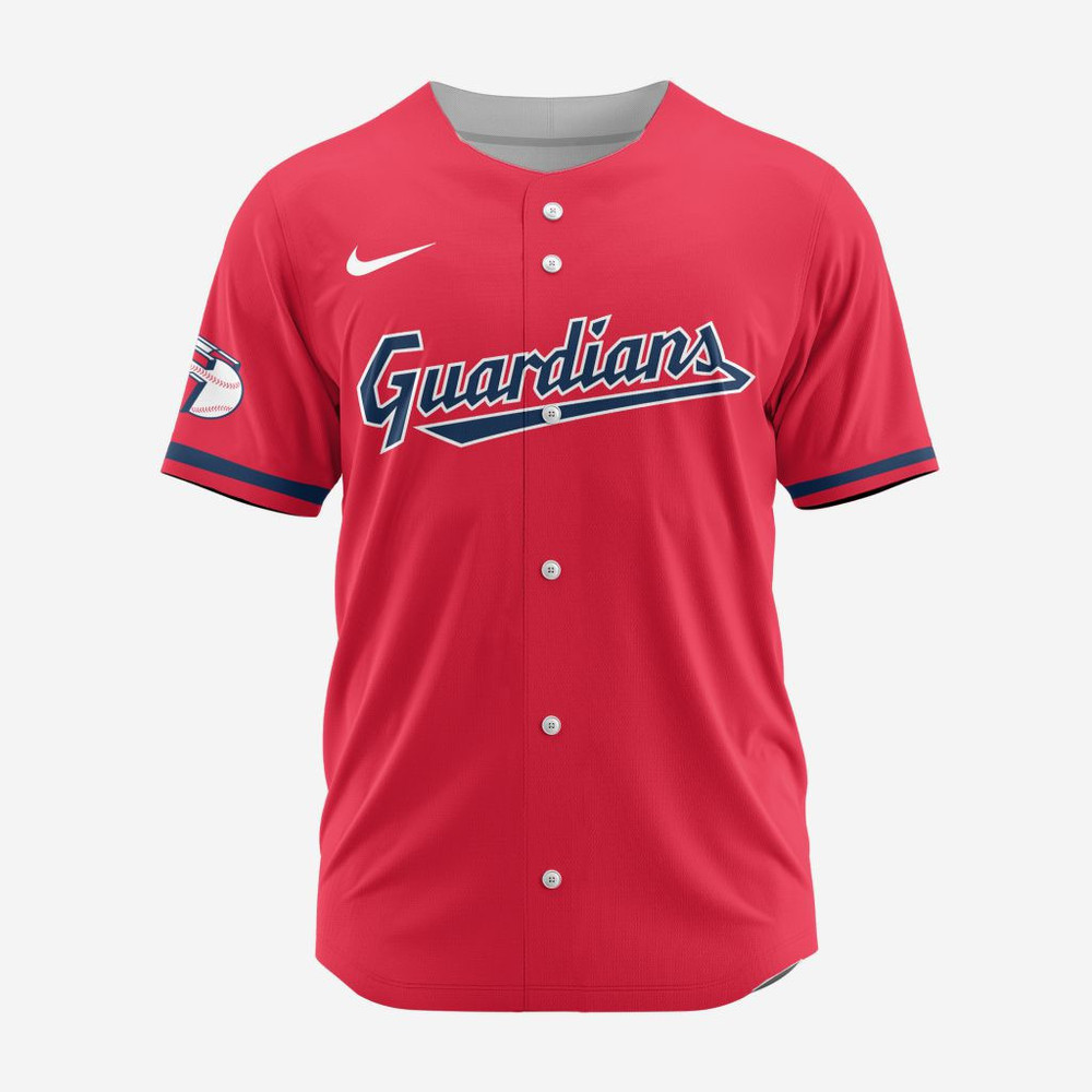 Mlb Cleveland Guardians Personalized Alternate Baseball Jersey