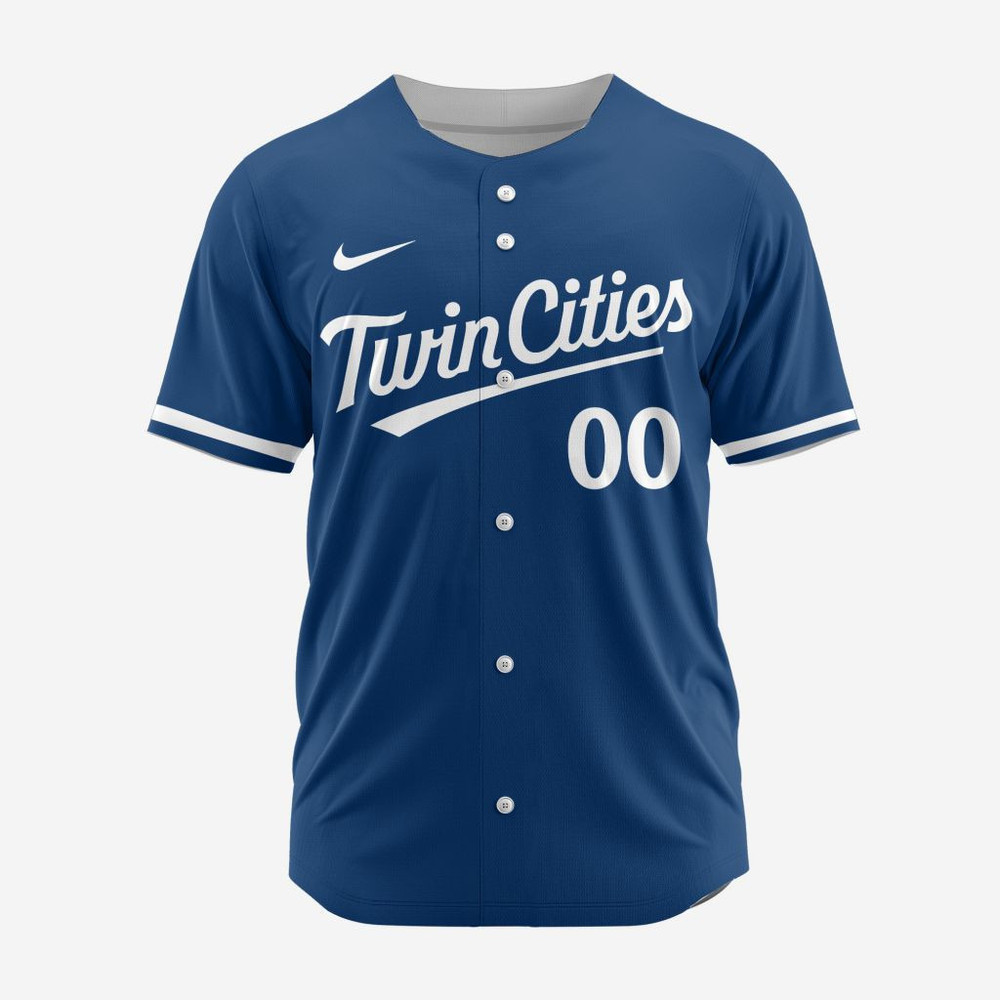 Mlb Minnesota Twins Personalized Reverse Retro Concept Design Baseball Jersey