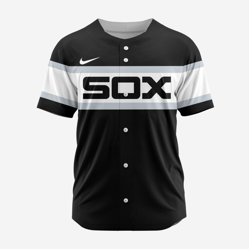 Mlb Chicago White Sox Personalized Reverse Retro Concept Design Baseball Jersey