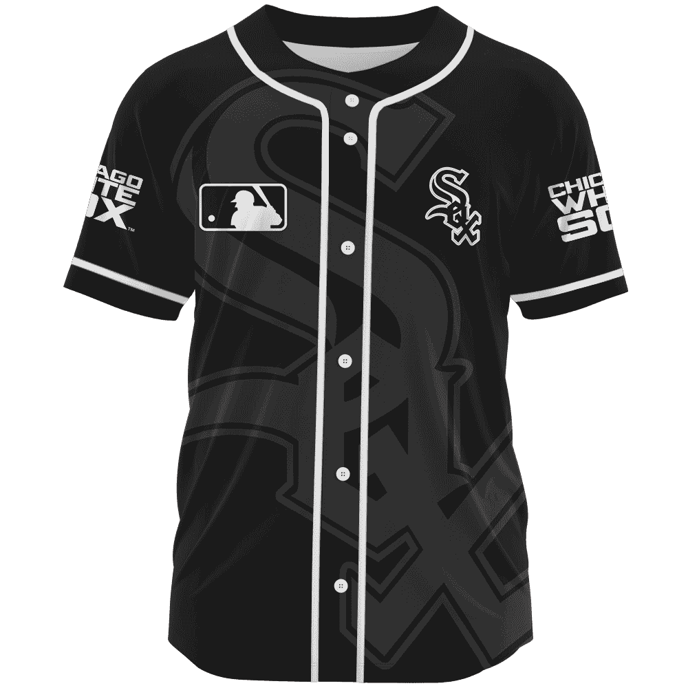 Chicago White Sox Monochrome Mlb 2023 Personalized Jersey
