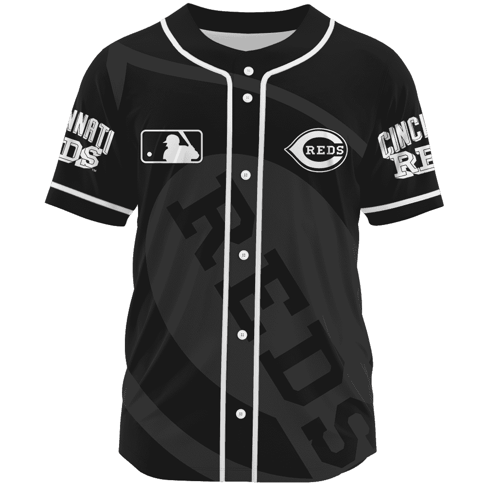 Cincinnati Reds Monochrome Baseball Jersey Mlb Personalized 2023