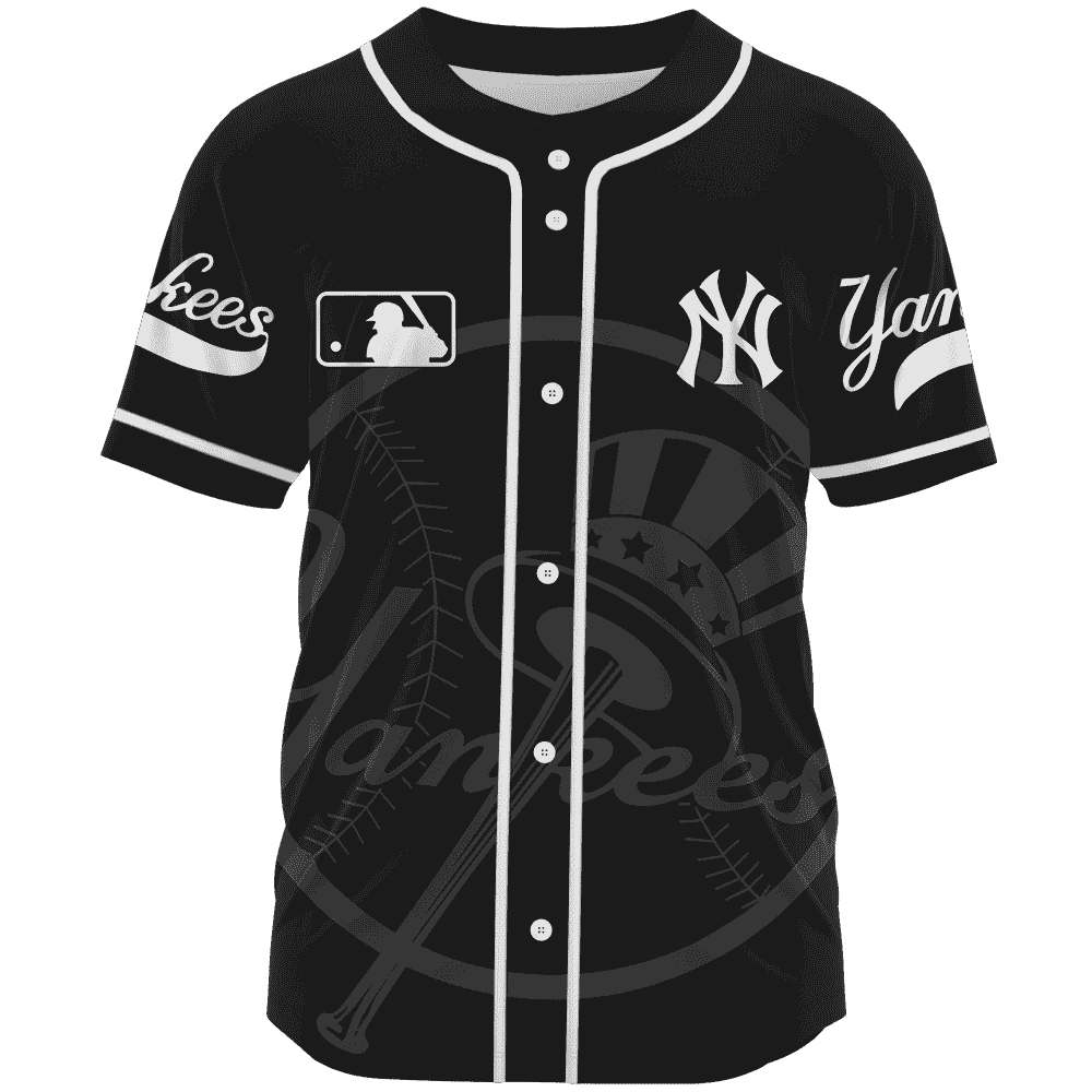 New York Yankees Monochrome Jersey Mlb 2023 Personalized