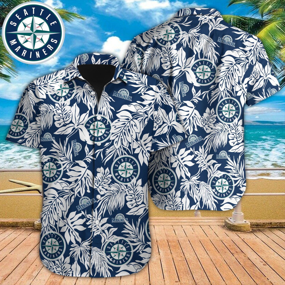 Seattle Mariners Mlb-Hawaiian Shirt M-39046