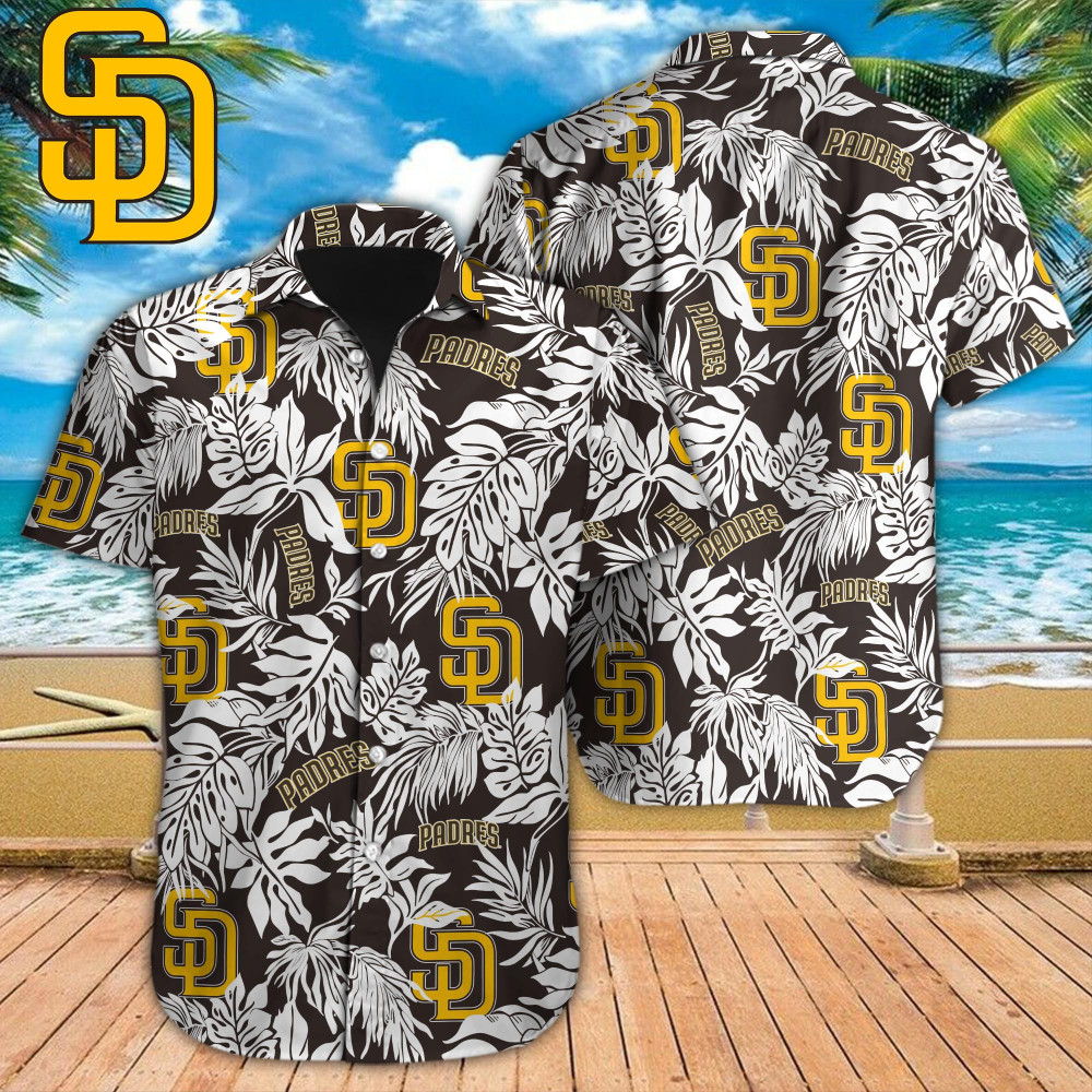 San Diego Padres Mlb-Hawaiian Shirt M-39046