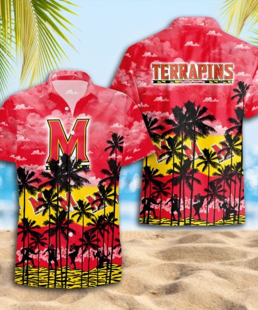 Maryland Terrapins Hawaiian Shirt Trending Summer. Gift For Fan S88912