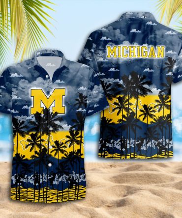 Michigan Wolverines Hawaiian Shirt Trending Summer. Gift For Fan S88912