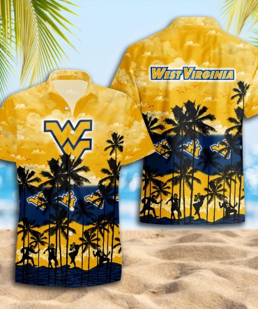West Virginia Mountaineers Hawaiian Shirt Trending Summer. Gift For Fan S88912