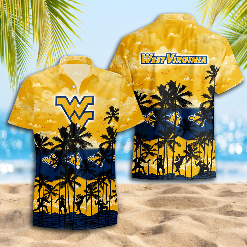 West Virginia Mountaineers Hawaiian Shirt Trending Summer. Gift For Fan S88912