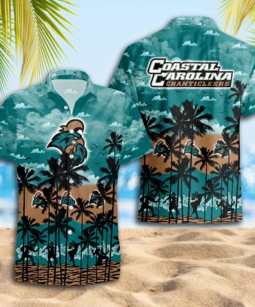 Coastal Carolina Chanticleers Hawaiian Shirt Trending Summer. Gift For Fan S88912