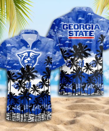 Georgia State Panthers Hawaiian Shirt Trending Summer. Gift For Fan S88912
