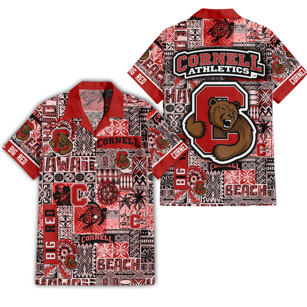 Cornell Big Red Hawaiian Shirt 1