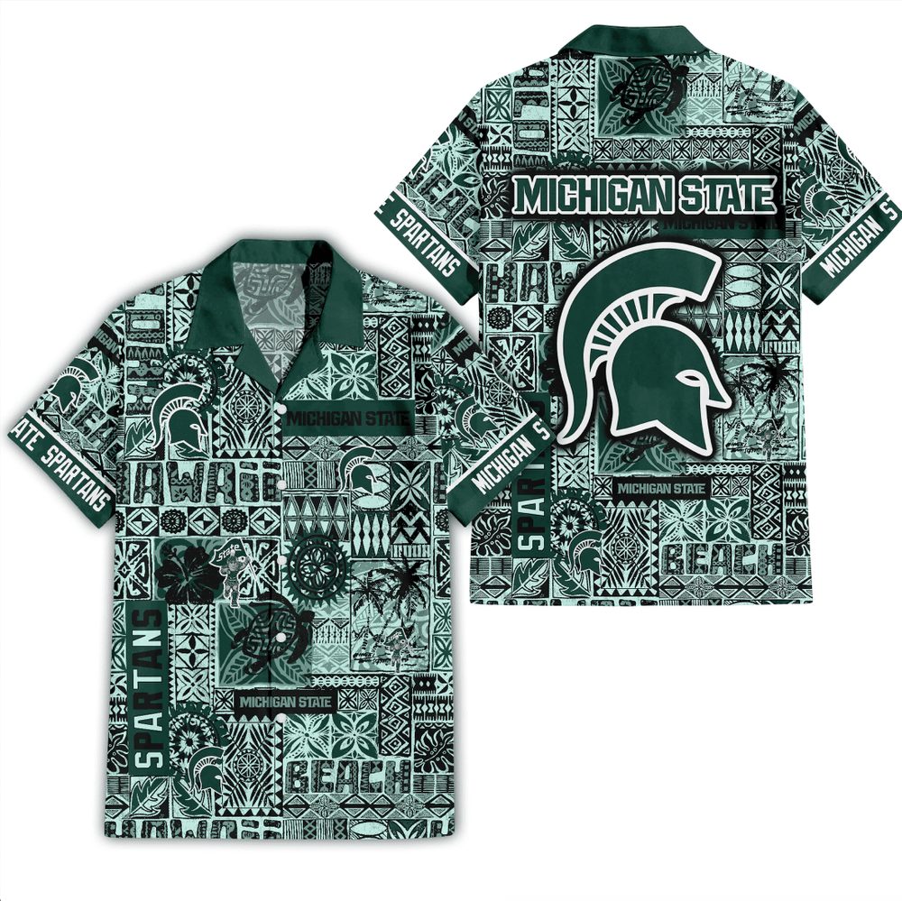 Michigan State Spartans Hawaiian Shirt 1