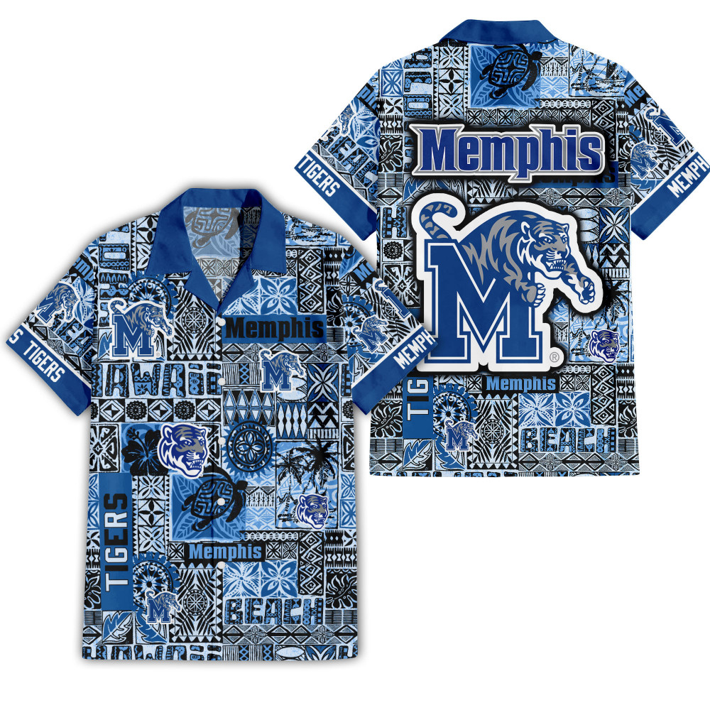 Memphis Tigers Hawaiian Shirt Sets 1