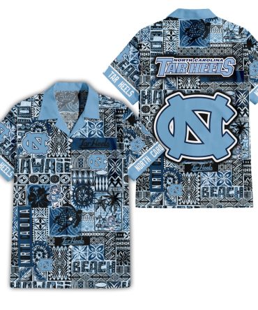 North Carolina Tar Heels Hawaiian Shirt Sets 1