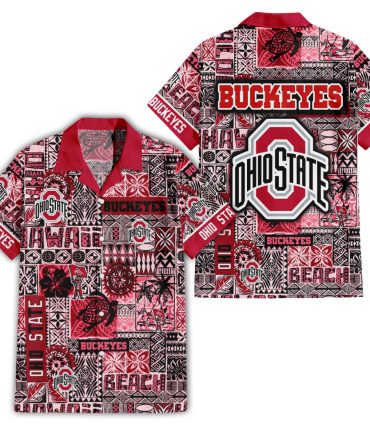 Ohio State Buckeyes Hawaiian Shirt  1