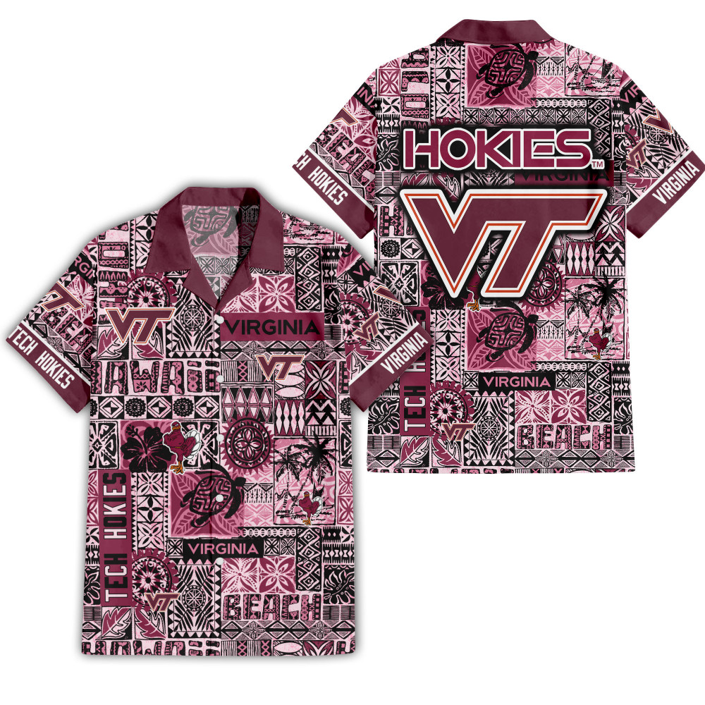 Virginia Tech Hokies Hawaiian Shirt 1