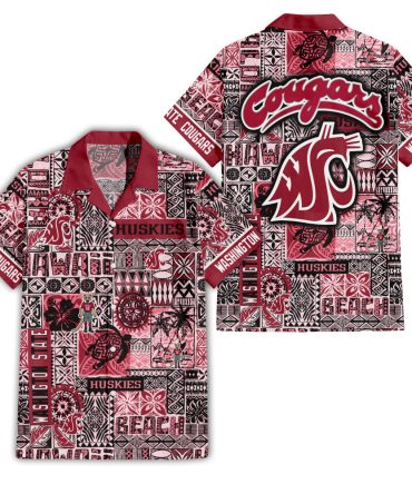 Washington State Cougars Hawaiian Shirt 1
