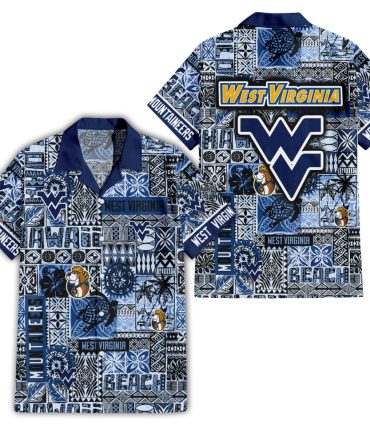 West Virginia Mountaineers Hawaiian Shirt 1