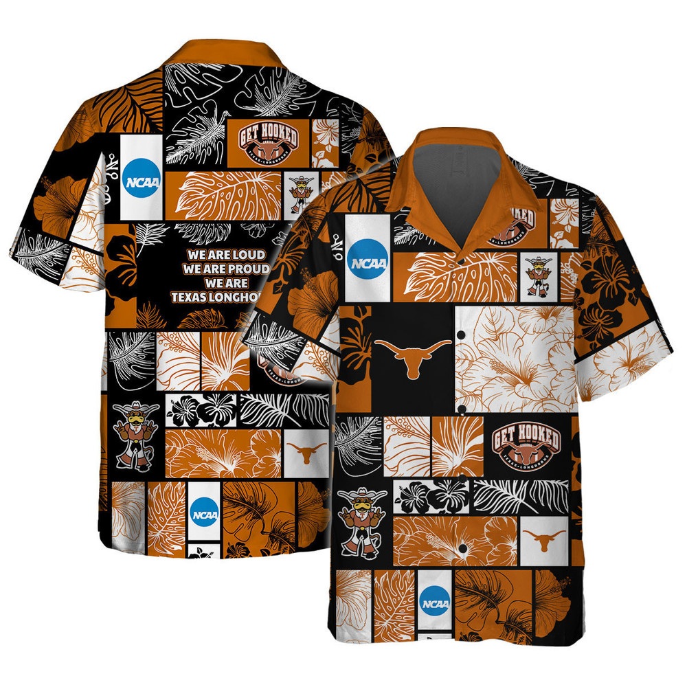 Texas Longhorns Hawaii Shirt Set