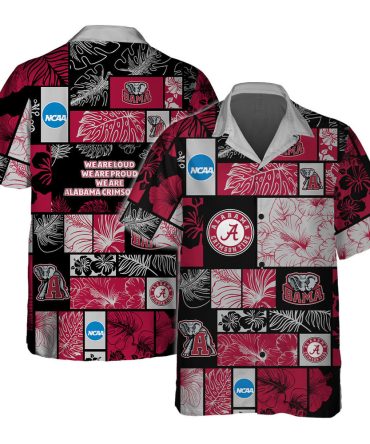 Alabama Crimson Tide Hawaiian Shirt Full Set