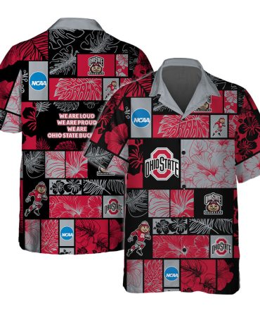 Ohio State Buckeyes Hawaii Shirt Set