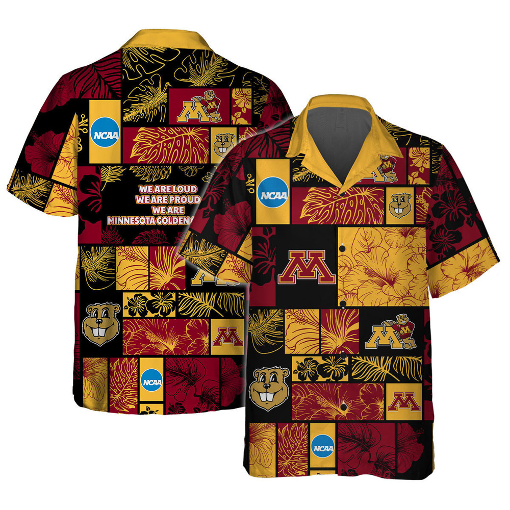 Minnesota Golden Gophers Hawaii Shirt Set