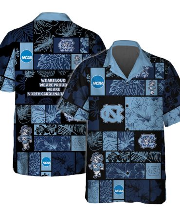 North Carolina Tar Heels Hawaii Shirt Set