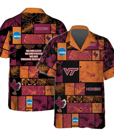 Virginia Tech Hokies Hawaii Shirt Set