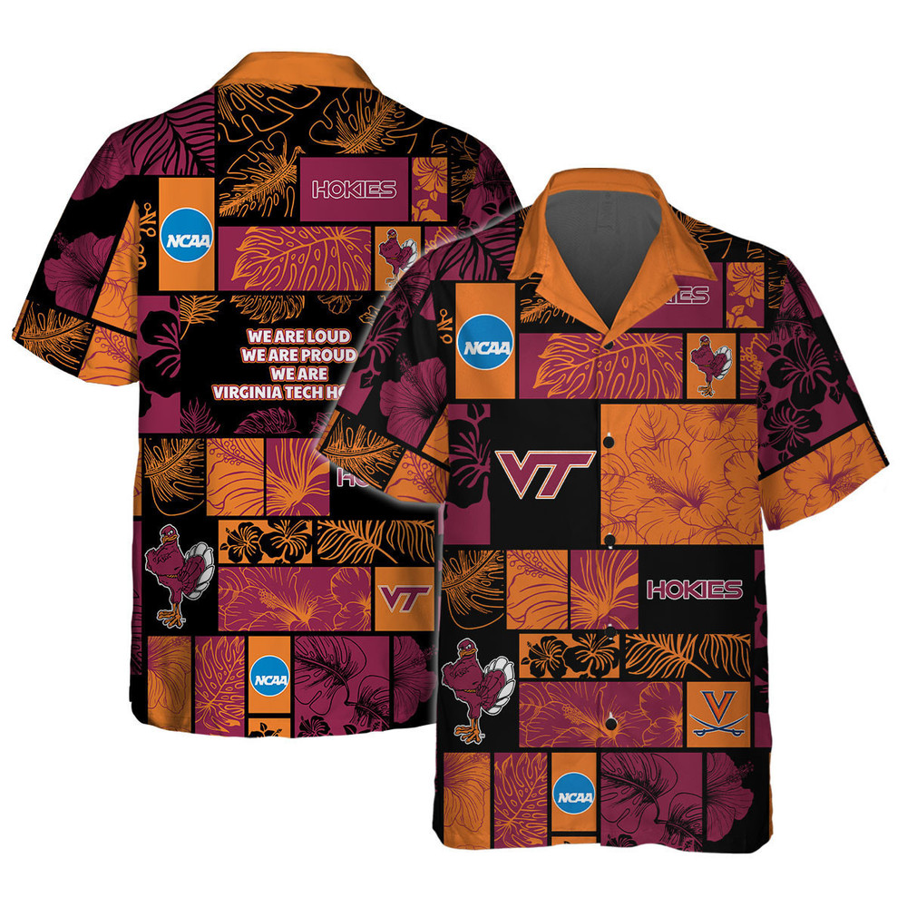 Virginia Tech Hokies Hawaii Shirt Set