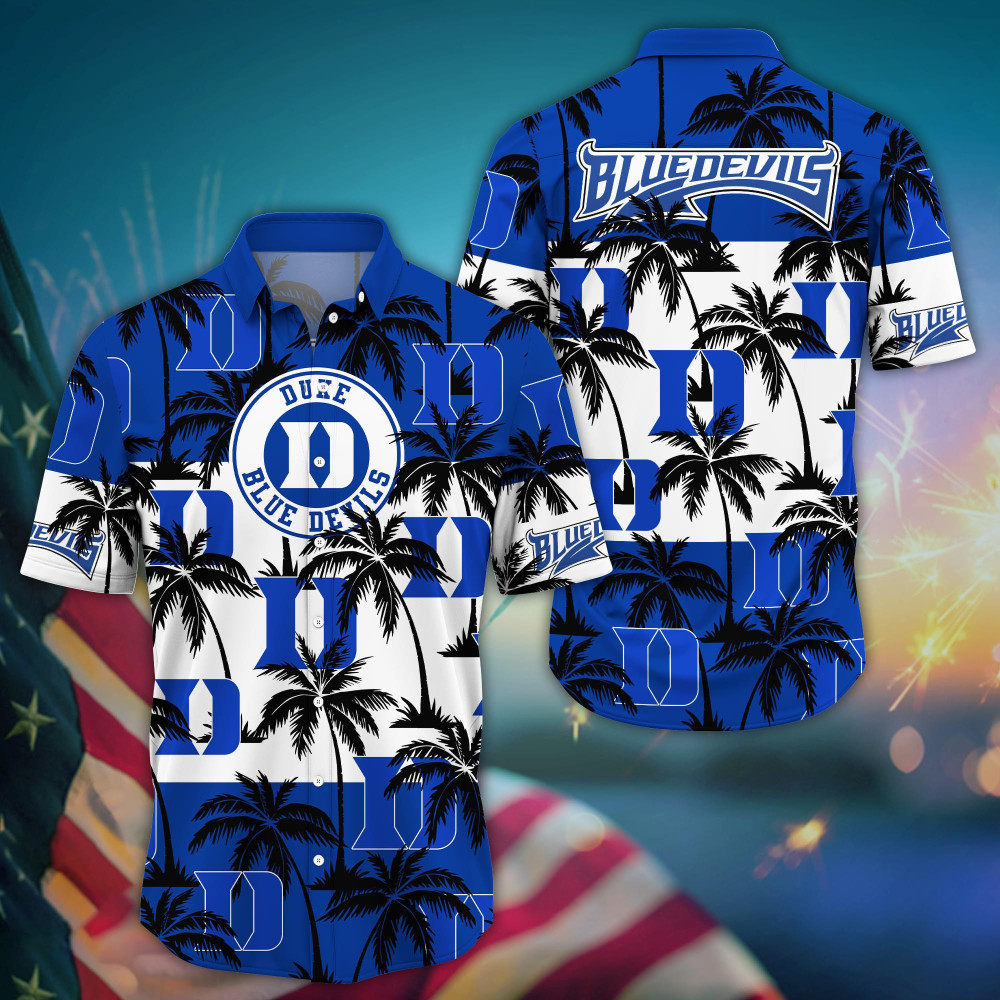 Duke Blue Devils Aloha Shirt Trending Summer. Gift For Fan H50604