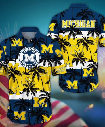 Michigan Wolverines Aloha Shirt Trending Summer. Gift For Fan H50604