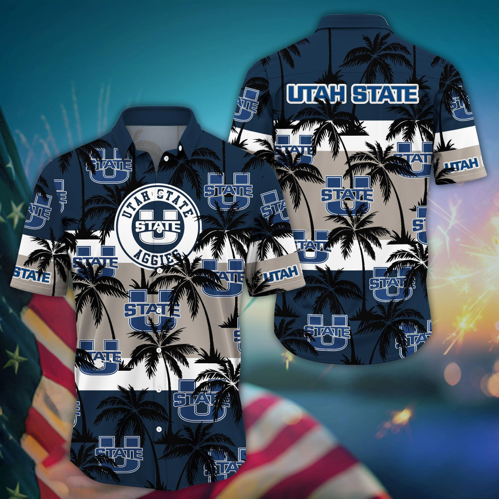 Utah State Aggies Aloha Shirt Trending Summer. Gift For Fan H50604
