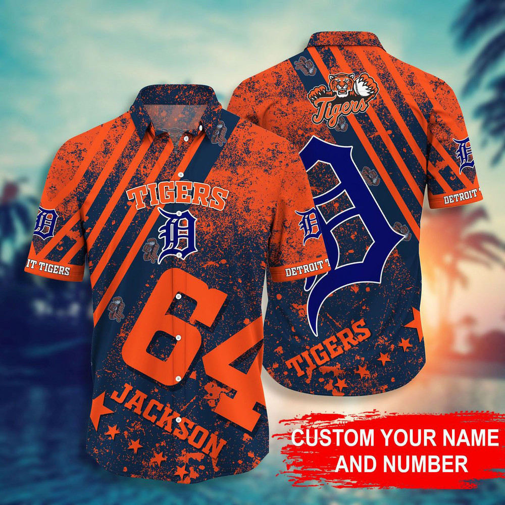 Detroit Tigers Mlb-Personalized Hawaiian Shirt