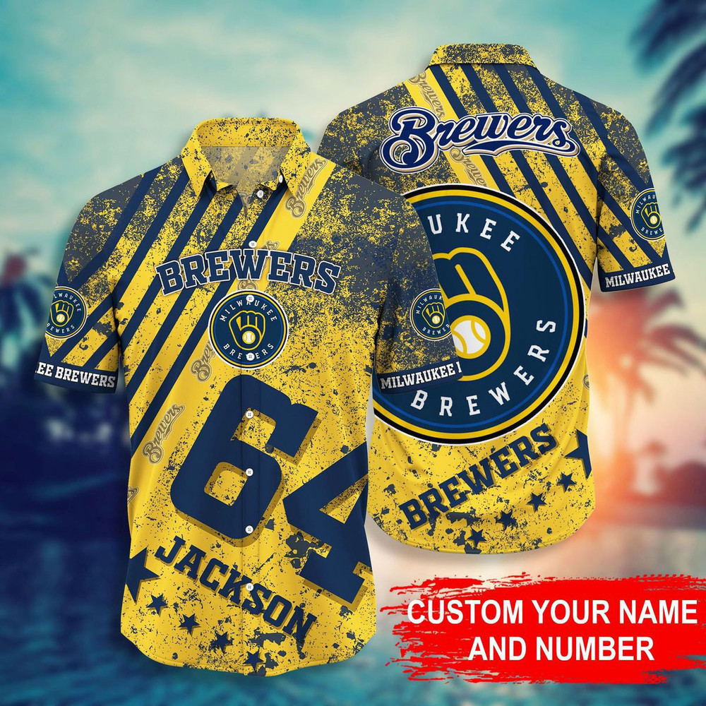Milwaukee Brewers Mlb-Personalized Hawaiian Shirt