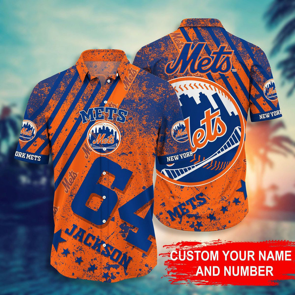 New York Mets Mlb-Personalized Hawaiian Shirt