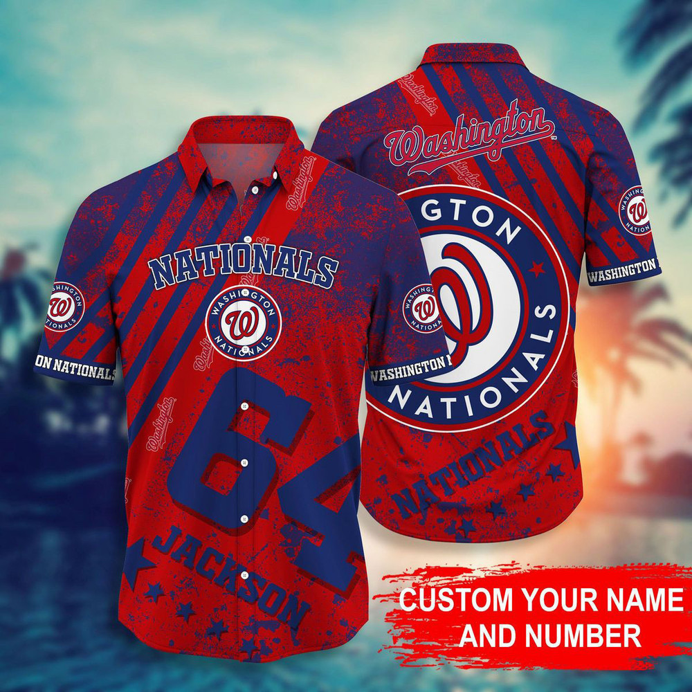 Washington Nationals Mlb-Personalized Hawaiian Shirt