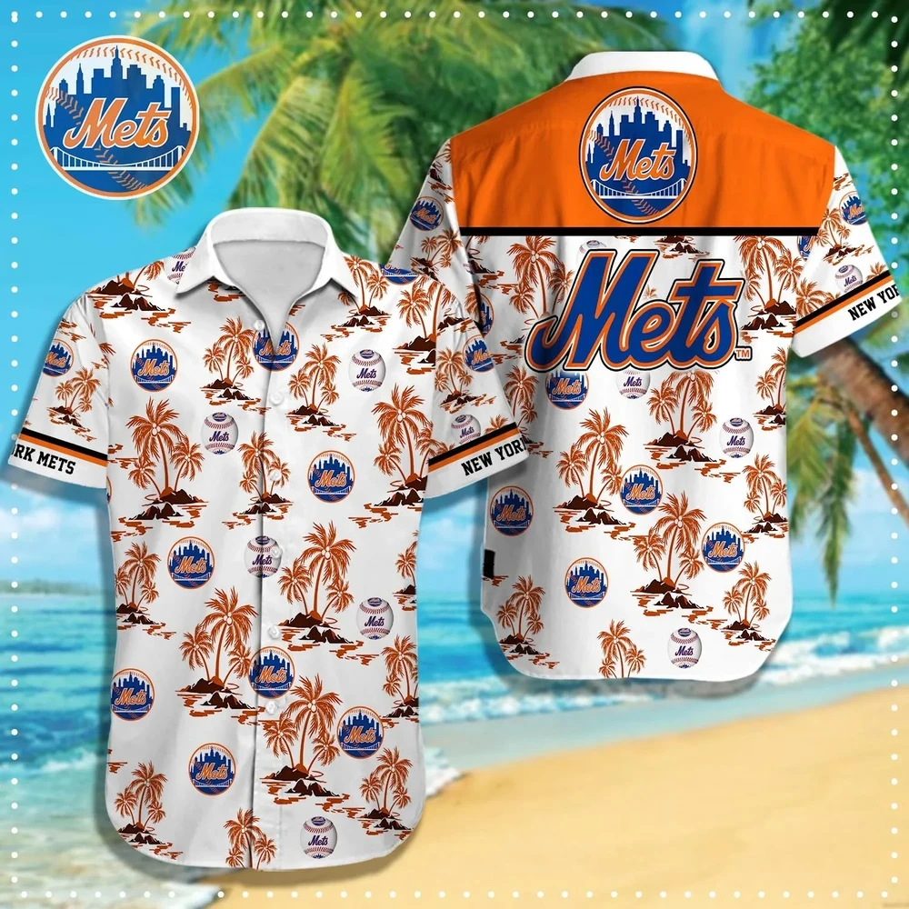New York Mets Mlb Hawaiian Shirt C1