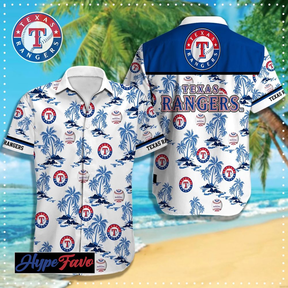 Texas Rangers Mlb Hawaiian Shirt C1
